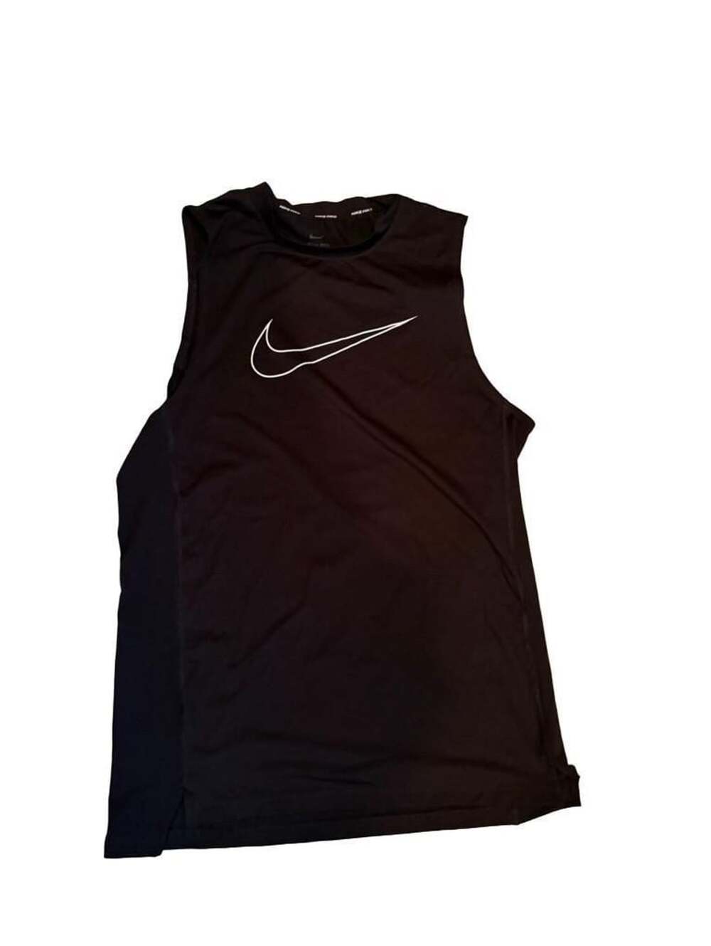 Nike Pro Dri-FIT Slim Fit Sleeveless Tank Top Black Medium